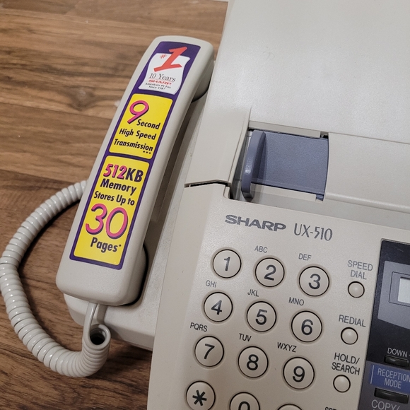 Sharp UX-510Fax Machine Plain Paper Facsimile Machine - Picture 8 of 11